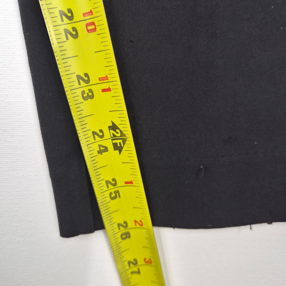 Veronica Beard Black Scuba Knit High Rise Slim Tailored Trousers Pants Womens 12 - Picture 7 of 11